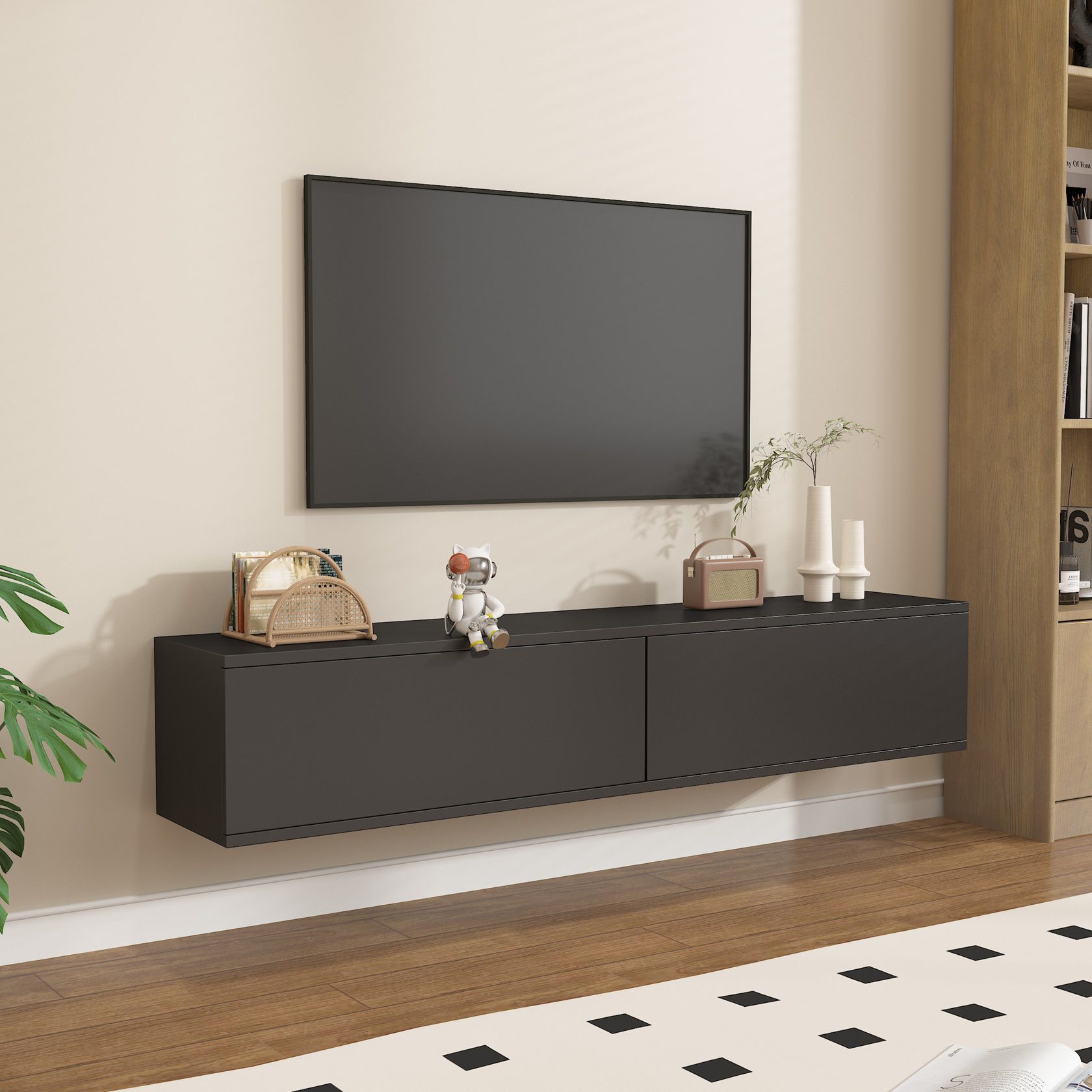 תמונת מזנון צף נתלה לקיר דגם אווה EVA ברוחב 160 סמ במגוון צבעים לבחירה 5