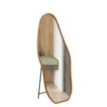 תמונת מראה אמורפית סטנד רגל במגוון מידות לבחירה 2