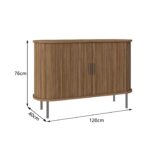 תמונת כוננית שידה דגם ברקת BAREKET בגוון עץ 3