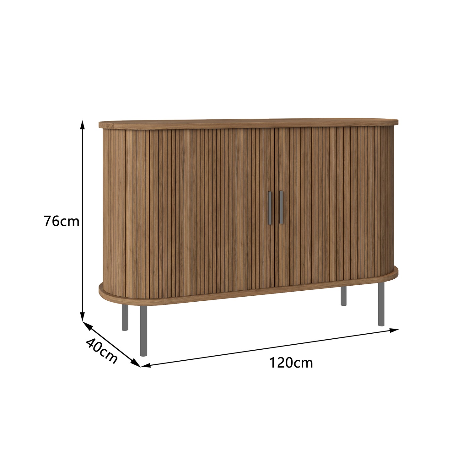 תמונת כוננית שידה דגם ברקת BAREKET בגוון עץ 3