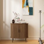 תמונת כוננית שידה דגם קוורץ QUARTZ בגוון עץ 1