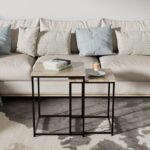 תמונת זוג שולחנות צד קפה לסלון דגם עמית AMIT בגוון אלון 1