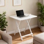 תמונת שולחן מתקפל דגם הגר HAGAR בגוון לבן 1