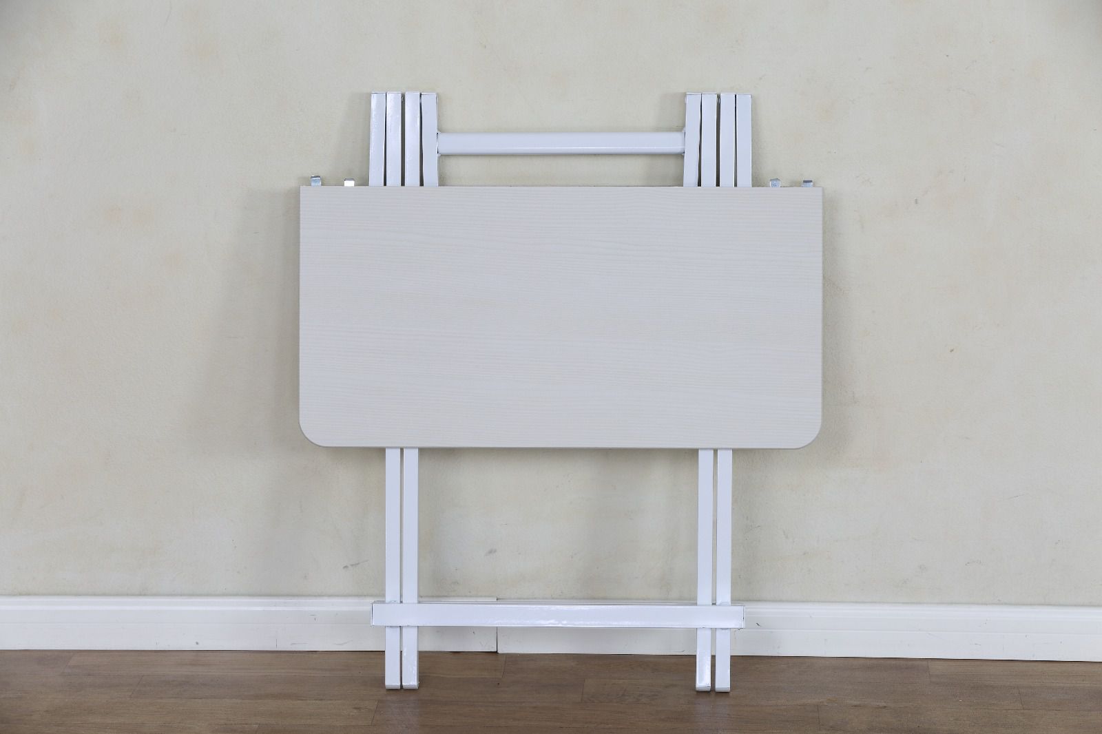 תמונת שולחן מתקפל דגם הגר HAGAR בגוון לבן 2