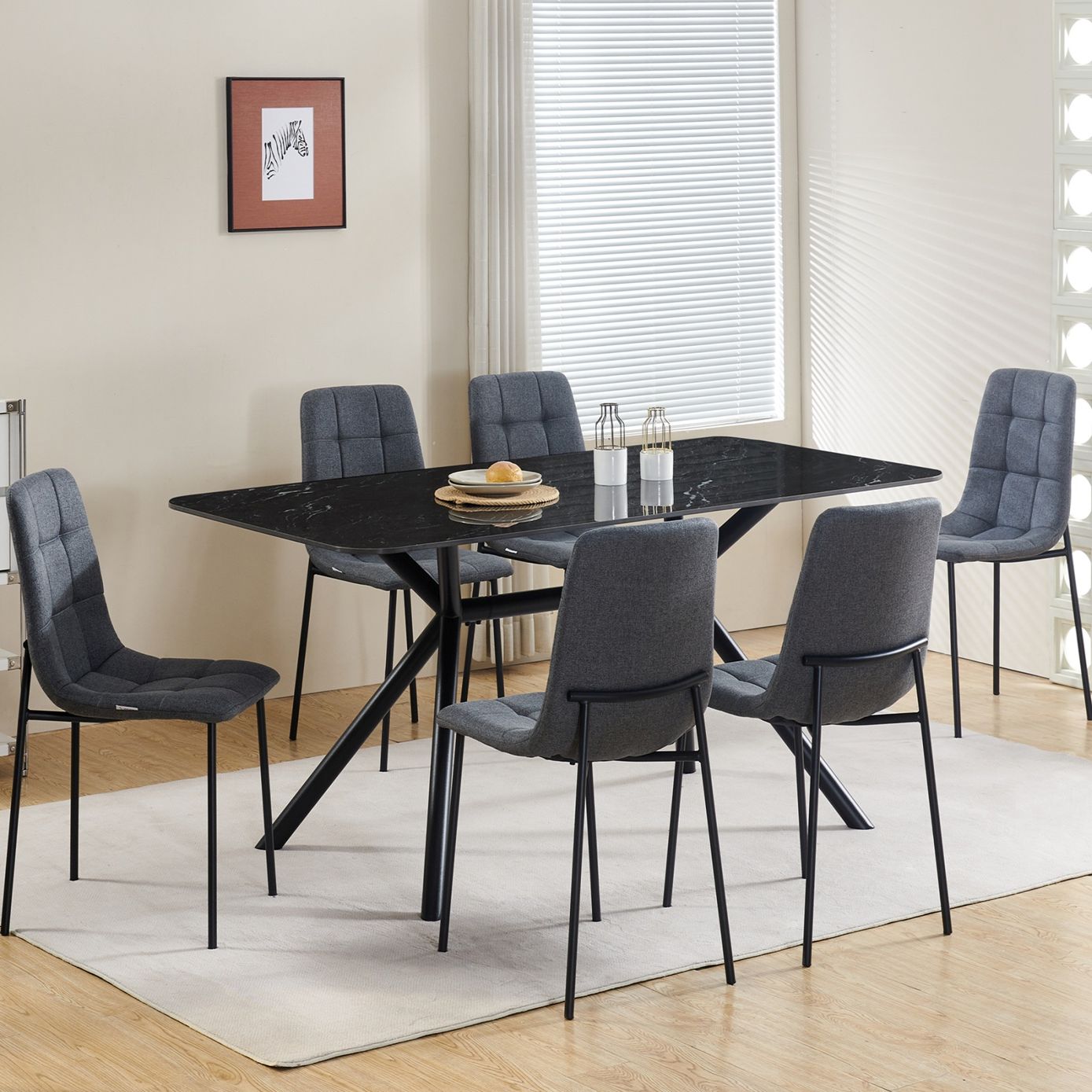 תמונת כיסא דגם רון RON מרופד במגוון צבעיים לבחירה 1