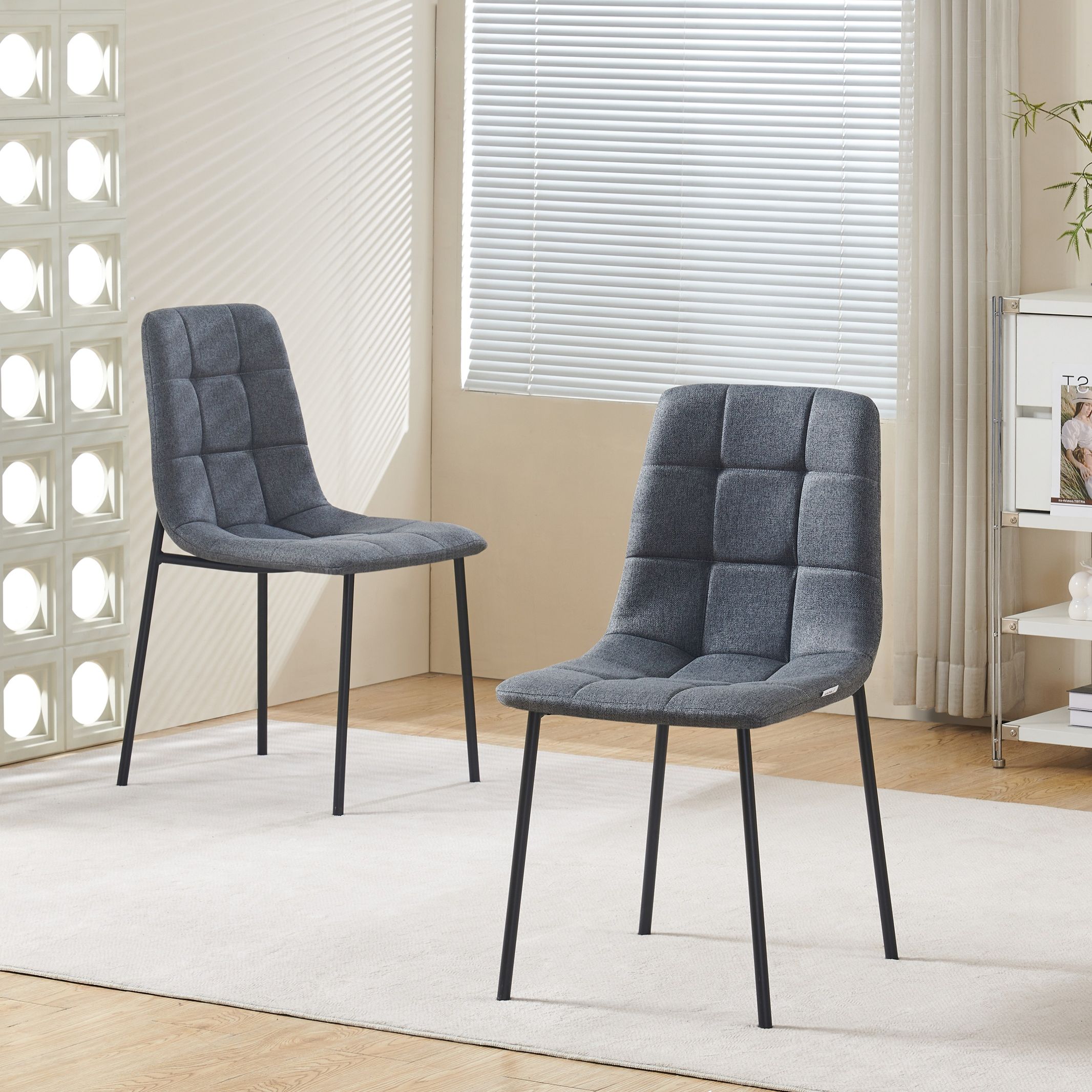 תמונת כיסא דגם רון RON מרופד במגוון צבעיים לבחירה 2