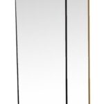 תמונת מראת גוף אובלית מסגרת מתכת דקה מידה 140X50 במגוון צבעים דגם אובלונג לארג' 1