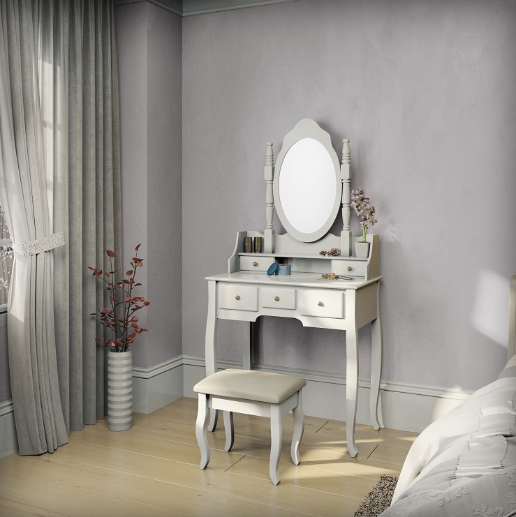 תמונת שידת איפור משלוח חינם מעוצבת דגם קלאופטרה רוחב 80 ס"מ 2