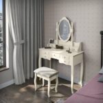 תמונת שידת איפור משלוח חינם מעוצבת דגם אפרודיטה כולל כיסא 4