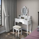 תמונת שידת איפור משלוח חינם מעוצבת דגם אפרודיטה כולל כיסא 2