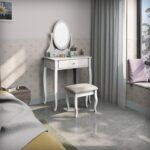 תמונת שידת איפור משלוח חינם וינטג' עם שרפרף מרופד דגם ונוס VENUS 2