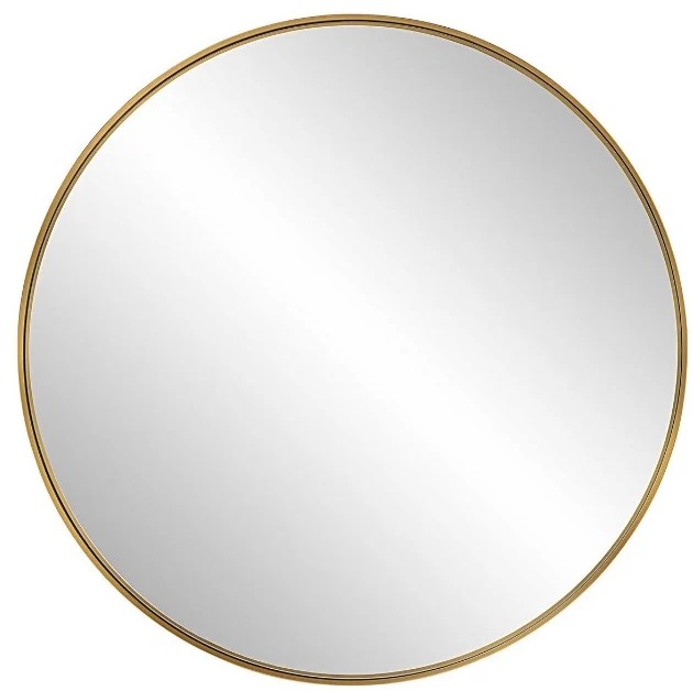 תמונת מראה עגולה קוטר 120 סמ מסגרת מתכת במגוון צבעים לבחירה דגם שרי 4