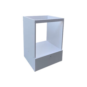 תמונת ארון שירות לתנור וכיריים משלוח חינם בילט אין (בילד אין) בגוון לבן דגם בזלת 2