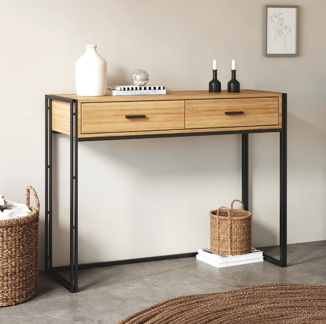 תמונת קונסולת כניסה מעוצבת ברוחב 120 ס"מ דגם אוקלנד Auckland 2